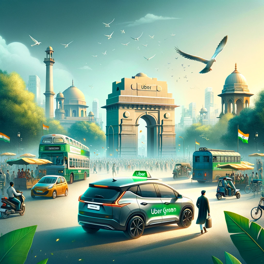 Uber Green : Un Nouveau Pas Vers la Mobilité Durable à Delhi